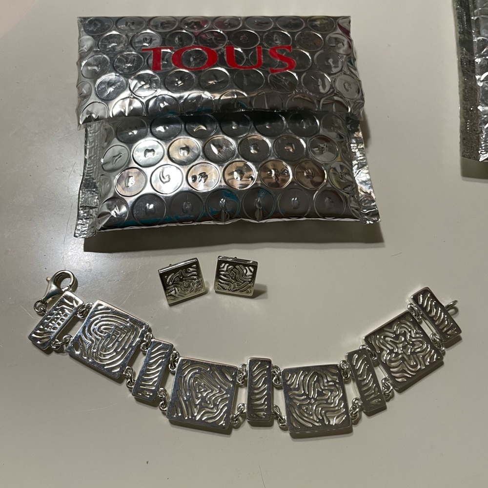 Tous Silver Jewelry Set